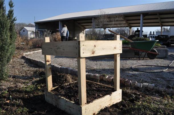 New Potato Bin At The Demonstration Garden