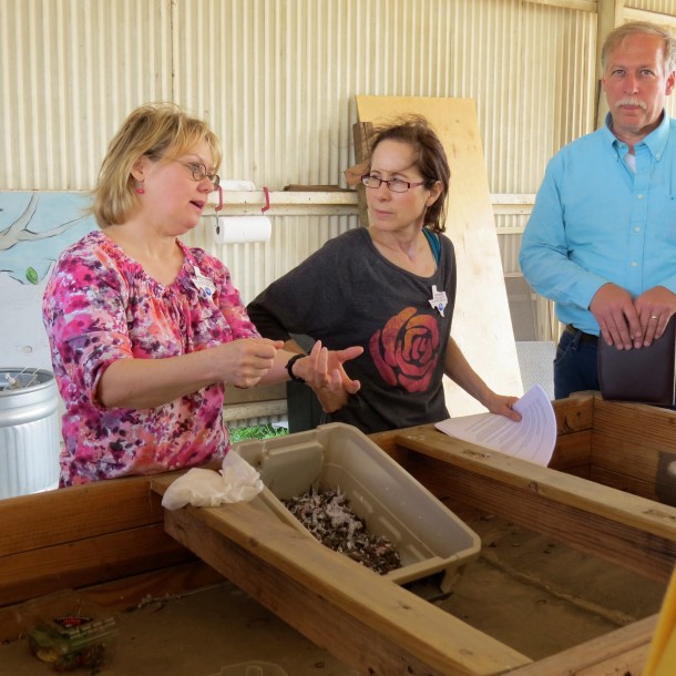 Michele and Sue Teaching At The Dallas Demonstration Garden On Joe Field Road