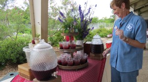 picnic lunch balckberry tea