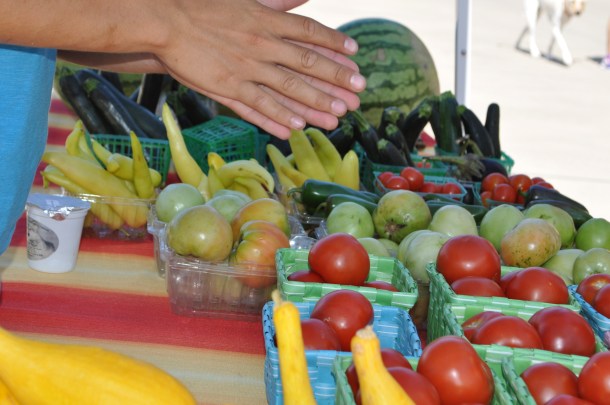 Green Tomatoes for Sale at Local Farmer's Market