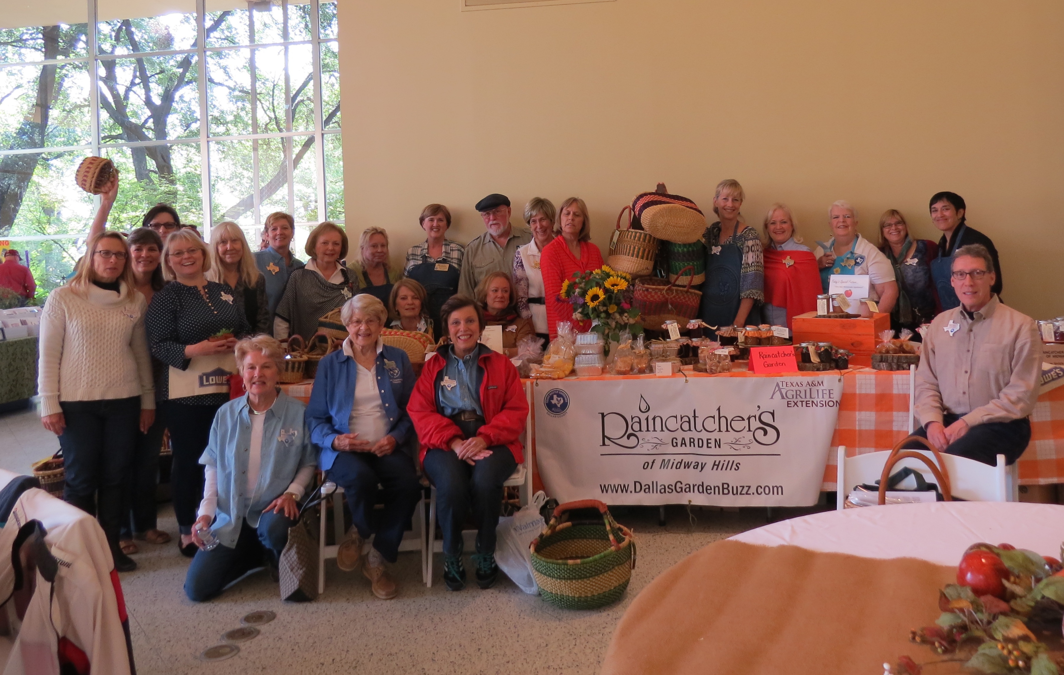 Dallas County Master Gardeners from The Raincatcher's Garden at the Craft Fair