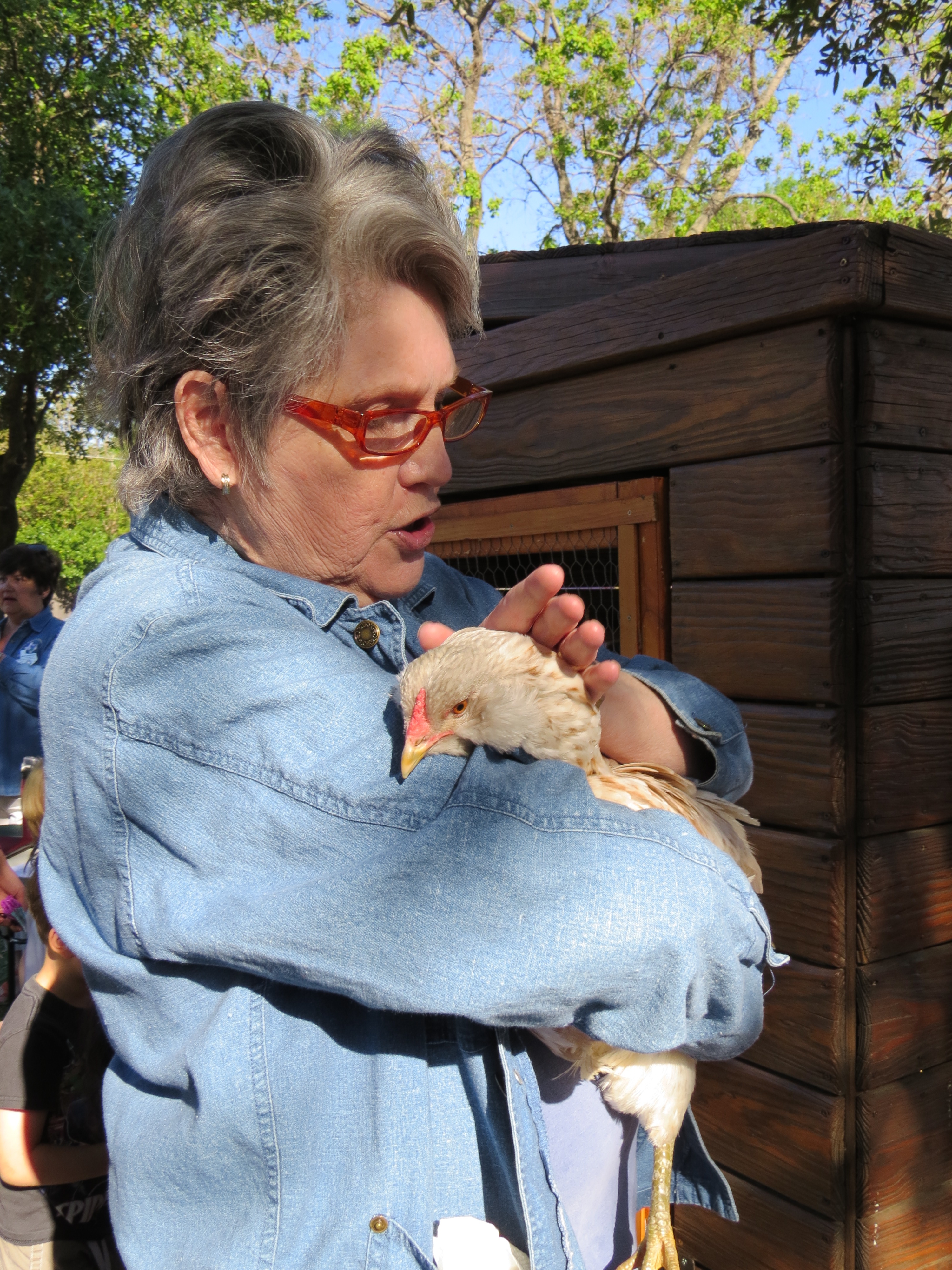 Judy holding Gigi