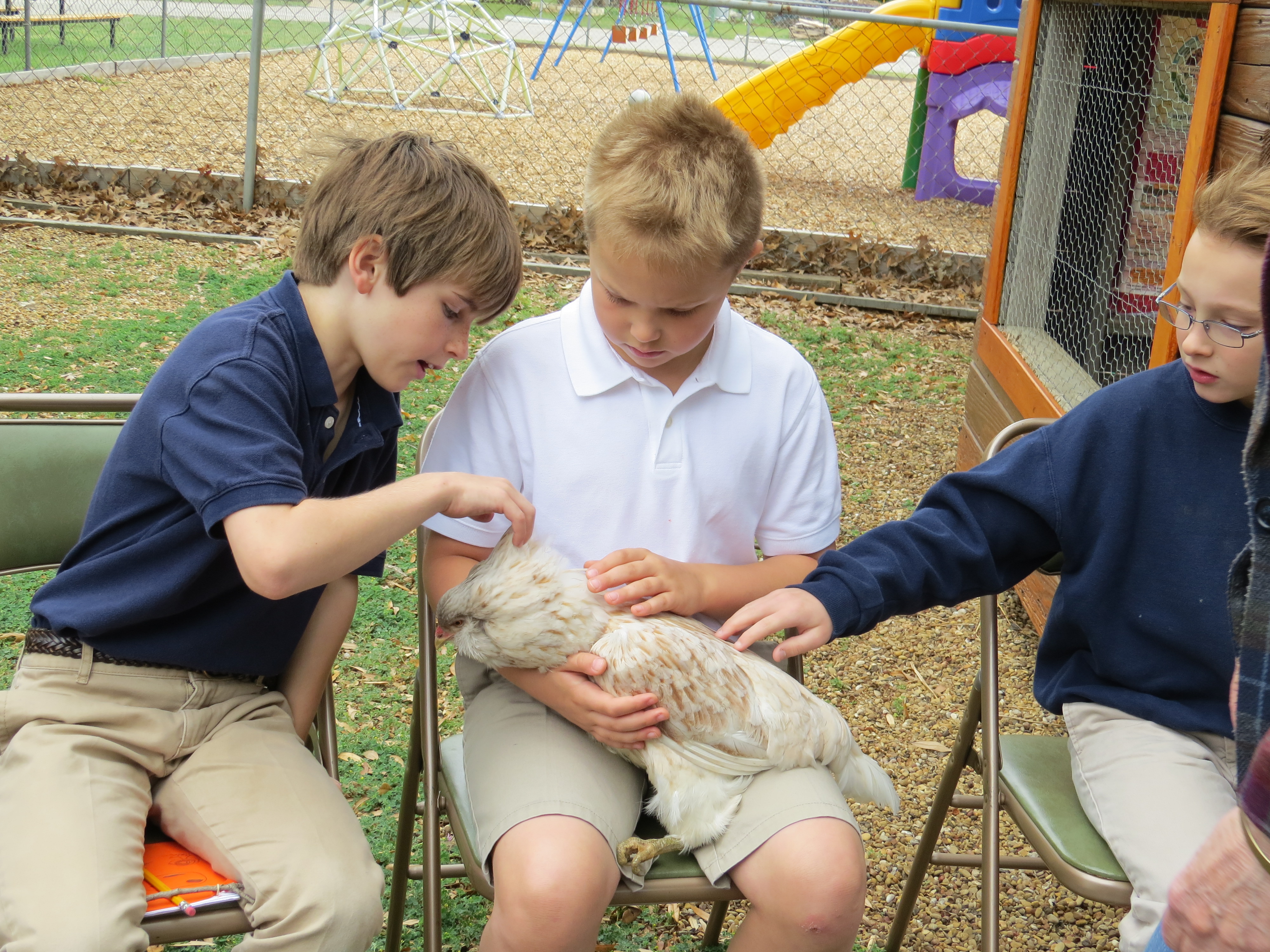 Preston Hollow Students with Gigi